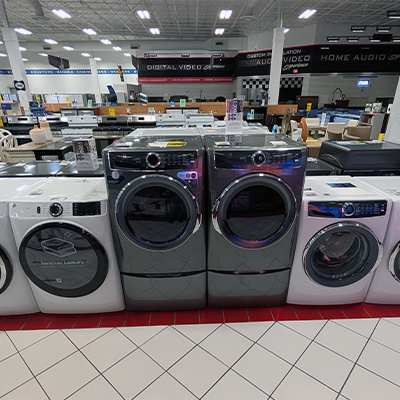 Front load and top load washers and dryers at ABC Warehouse Fort Wayne